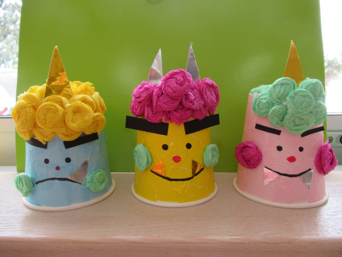 鬼作りをしました。